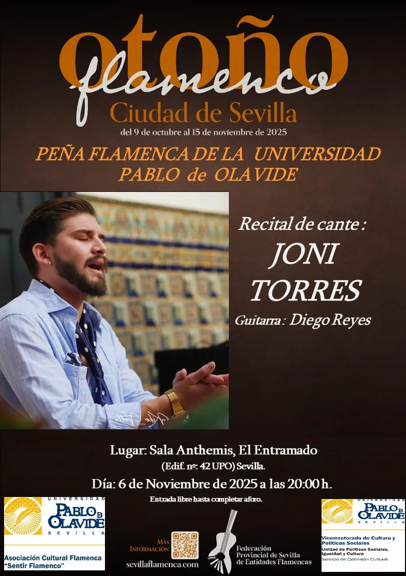Cartel JONI TORRES. FEDERACIÓN Paco Rey