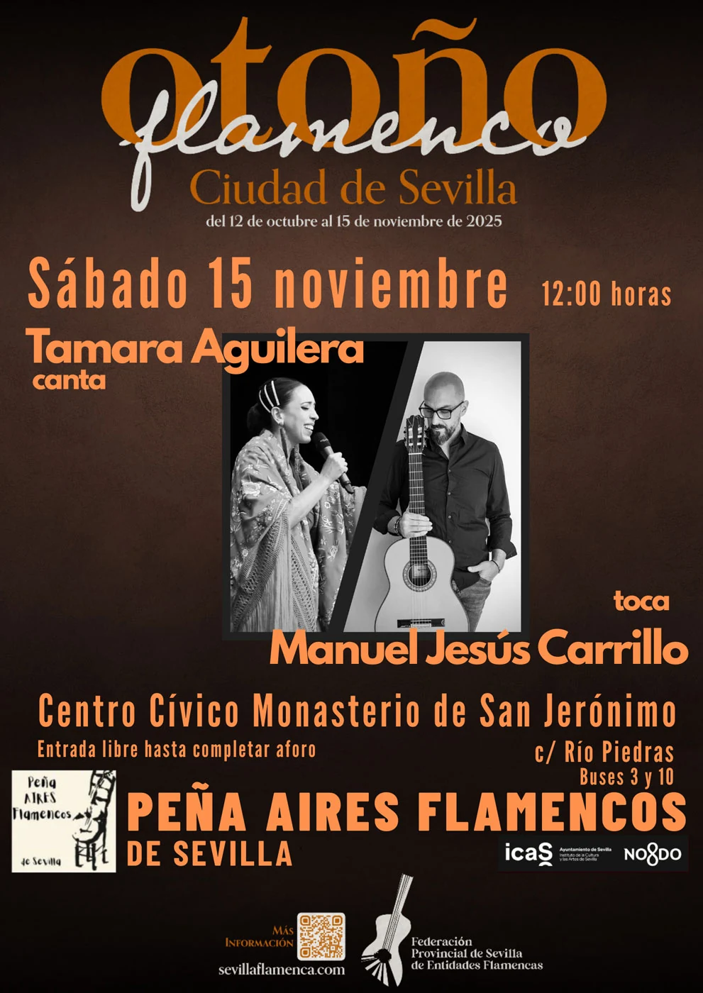 Cartel Tamara Aguilera v.04 Aires Flamencos de Sevilla
