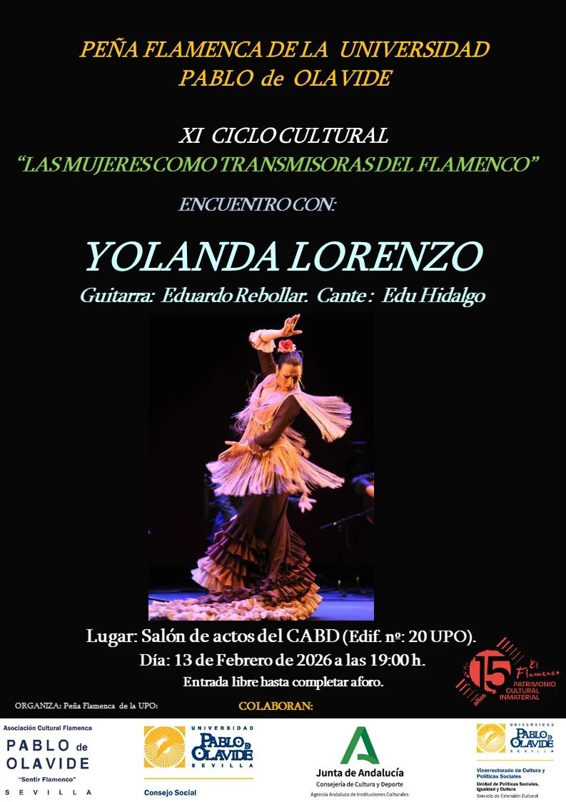 Cartel YOLANDA LORENZO Paco Rey