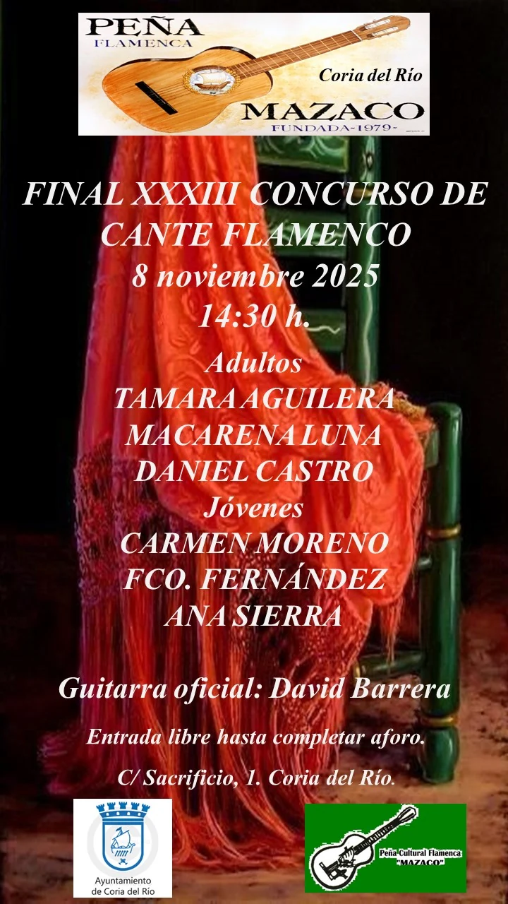 Final 2025 Peña Cultural Flamenca MAZACO