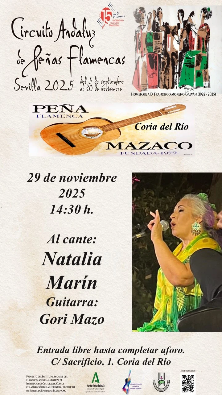 IMG 20250926 WA0015 Peña Cultural Flamenca MAZACO